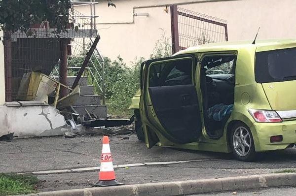 Ţeavă de gaz ruptă în urma unui accident auto în Baia Mare