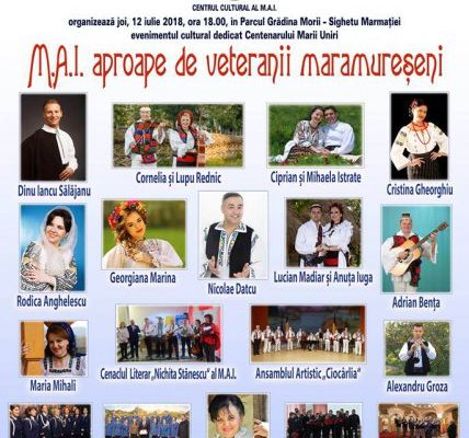 Concerte în Sighet cu artişti consacraţi sub egida Ministerului Administraţiei şi Internelor