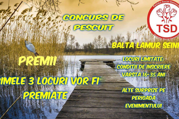Tinerii social-democraţi maramureşeni se întrec la.. pescuit