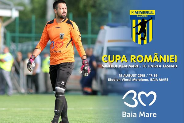 Minerul Baia Mare întâlnește Unirea Tășnad în turul 2 al Cupei României