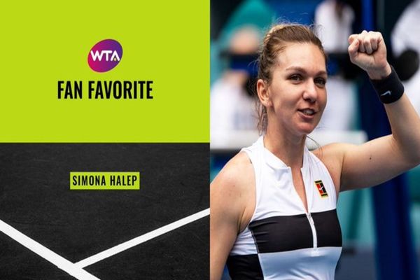 Halep a fost desemnată pentru a treia oară consecutiv favorita fanilor