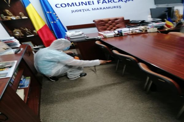 Anchetă epidemiologică la Fărcașa după ce primarul a anunțat că este infectat cu noul coronavirus