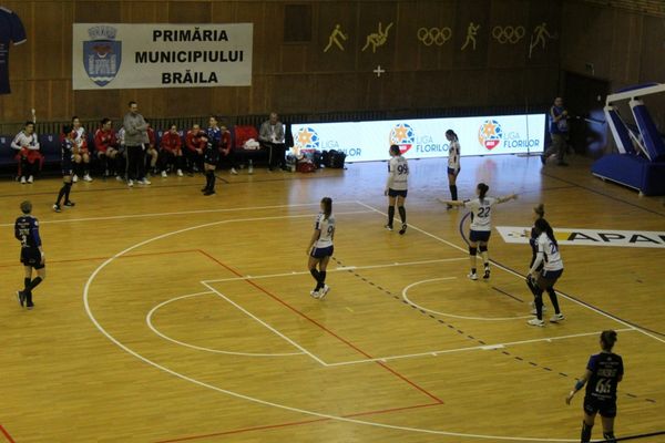 Dunărea Brăila a câștigat cu 27-25 meciul cu Minaur Baia Mare din etapa a 18-a a Ligii Florilor