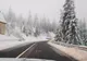 Zăpadă frământată pe carosabilul DN 18, în Pasul Prislop