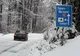 Circulație rutieră în condiții de iarnă în Maramureș