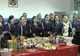 Misiune specială pentru Moș Crăciun. Acesta  a fost adus de către un echipaj de poliţie cu sirene şi girofaruri pornite