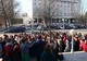 Asistenții medicali și infirmierii din Sighet, protest în fața primăriei