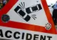 Un băimărean a intrat cu motocicleta în gard și a distrus branșamentul de gaz al unui imobil
