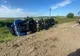 Autocamion răsturnat între Odoreu și Băbășești! Doi maramureșeni au ajuns la spital