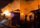 Incendiu uriaș în Baia Mare. Mai multe locuințe improvizate au fost cuprinse de flăcări