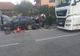 Trei autoturisme și un TIR s-au ciocnit la intrare în comuna Satulung