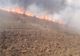 ( FOTO ) Incendiu de vegetație uscată în Ieud. Focul se apropie de case