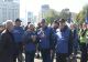 PROTEST ÎN FAȚA MINISTERULUI MUNCII. SINDICALIȘTII DIN ENERGIE, NEMULȚUMIȚI DE NOUA LEGE A PENSIILOR